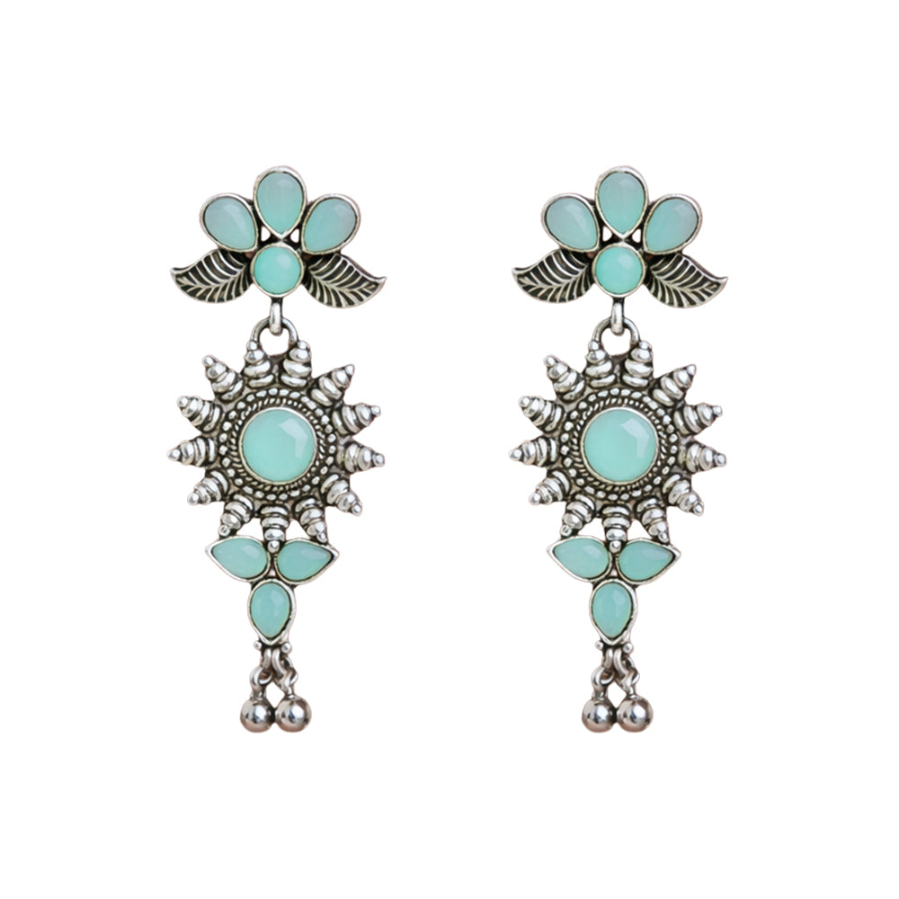FloraSun dangler earrings (Mint)