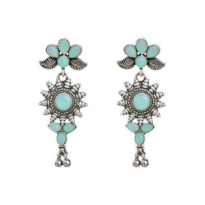 FloraSun dangler earrings (Mint)