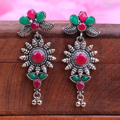 FloraSun dangler earrings (Multicolored)