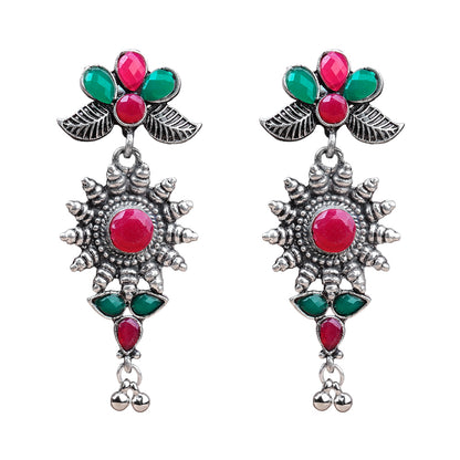 FloraSun dangler earrings (Multicolored)