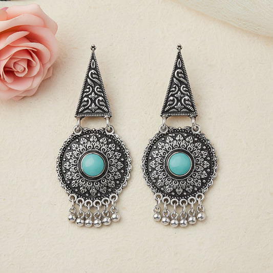 Shine Fine Dangler Earrings (Mint)