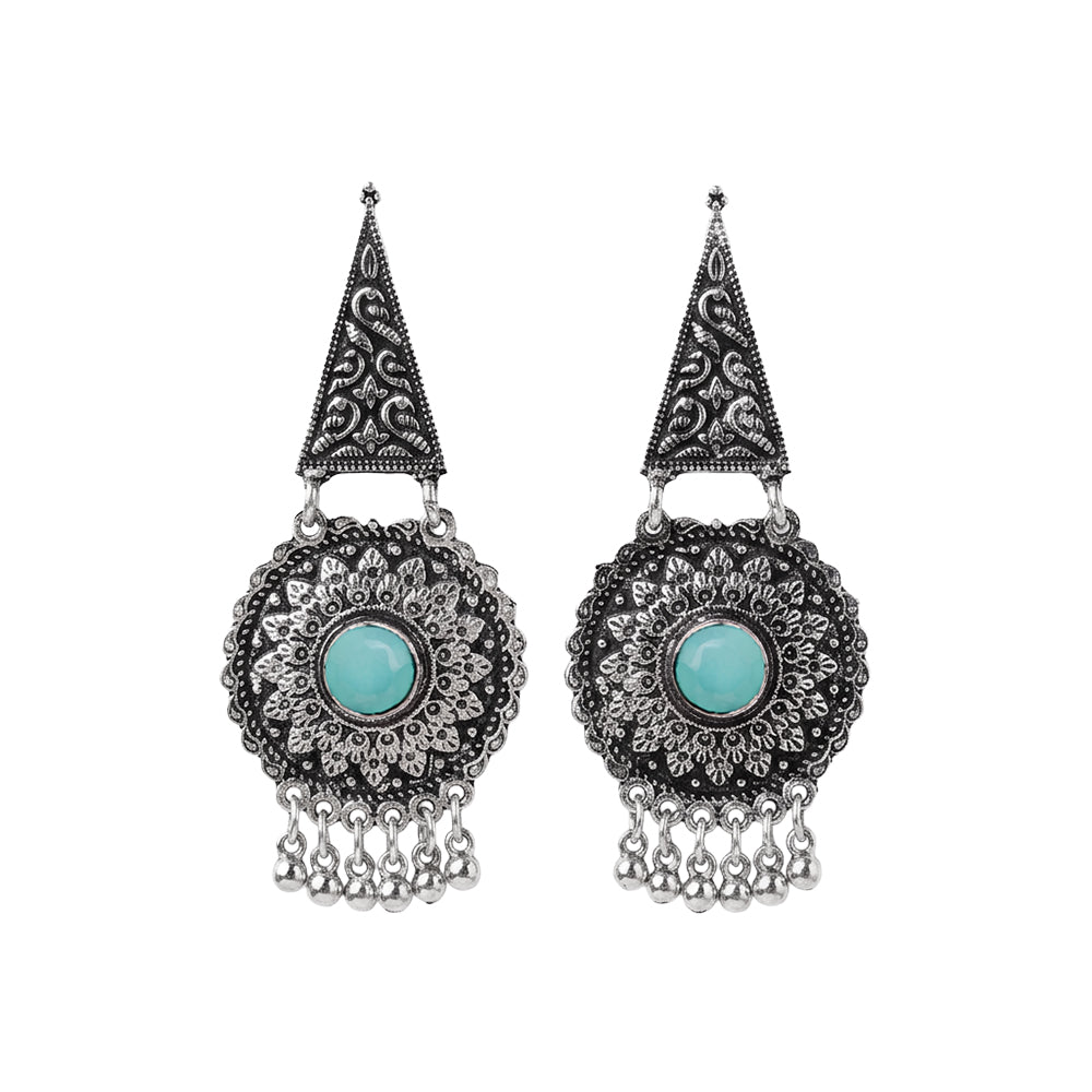 Shine Fine Dangler Earrings (Mint)