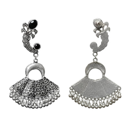 Statement Oxidised Dangler Earrings