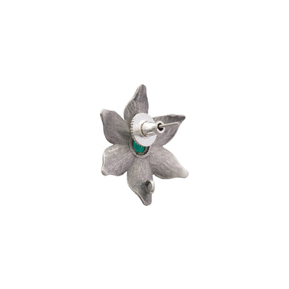Minima-lily stud earrings (Green)