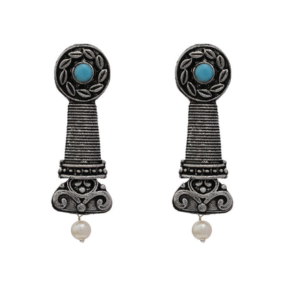 Shahi Trumpet stud earrings (Sky Blue)