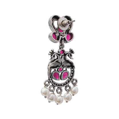 Neelkanth Dangler earrings (Red)