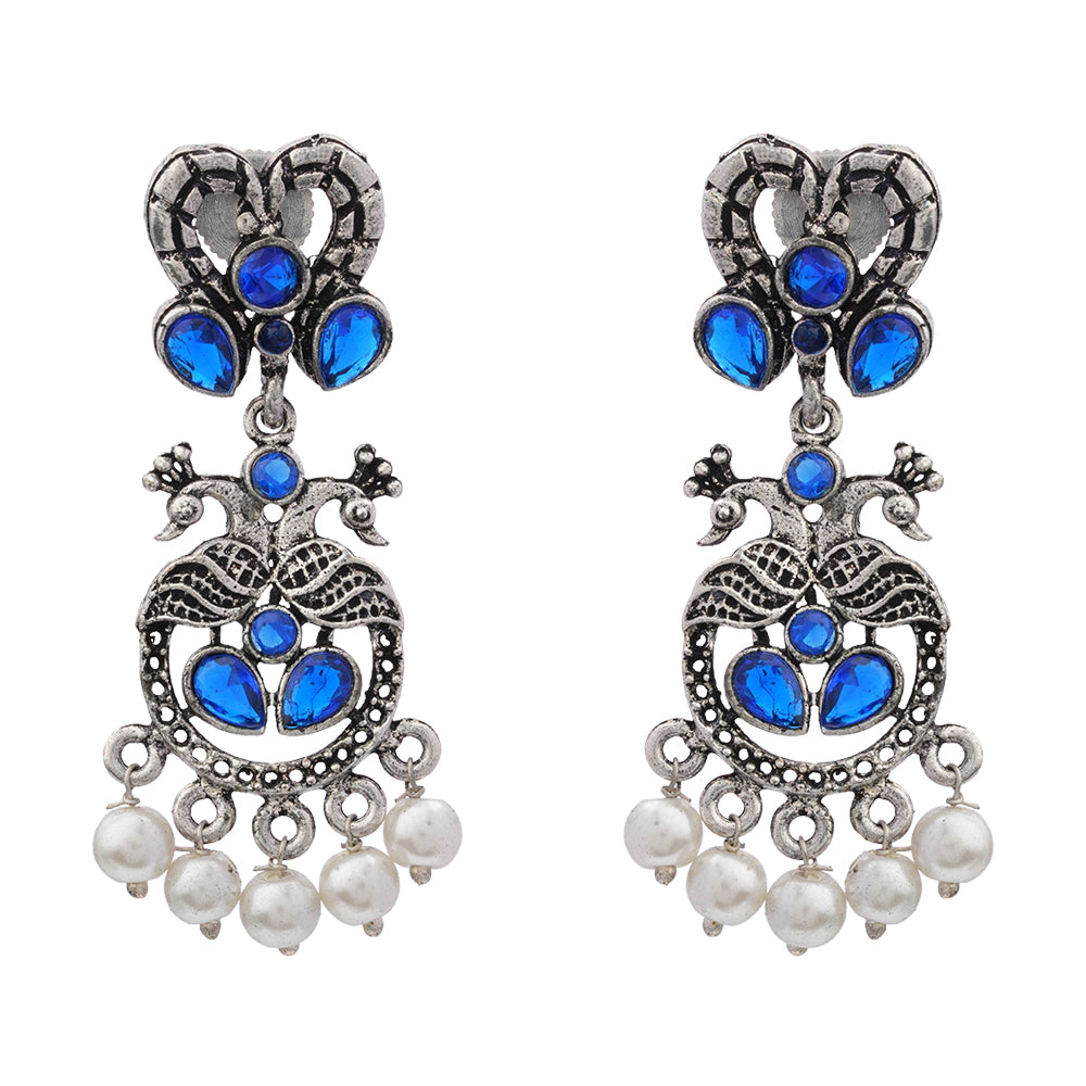 Neelkanth Dangler earrings (Blue)