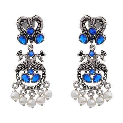 Neelkanth Dangler earrings (Blue)