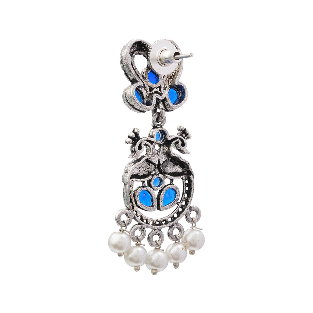 Neelkanth Dangler earrings (Blue)