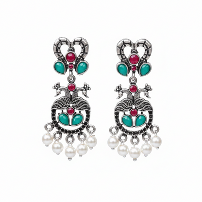 Neelkanth Dangler earrings (Multicolored)