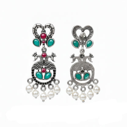 Neelkanth Dangler earrings (Multicolored)