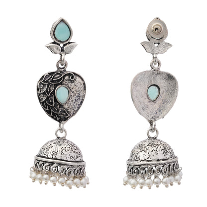 Bling & Swing Jhumka Earring (Mint)