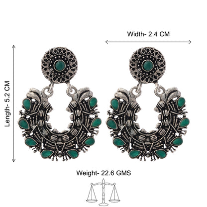 Dangling Delight Dangler Earrings (Green)