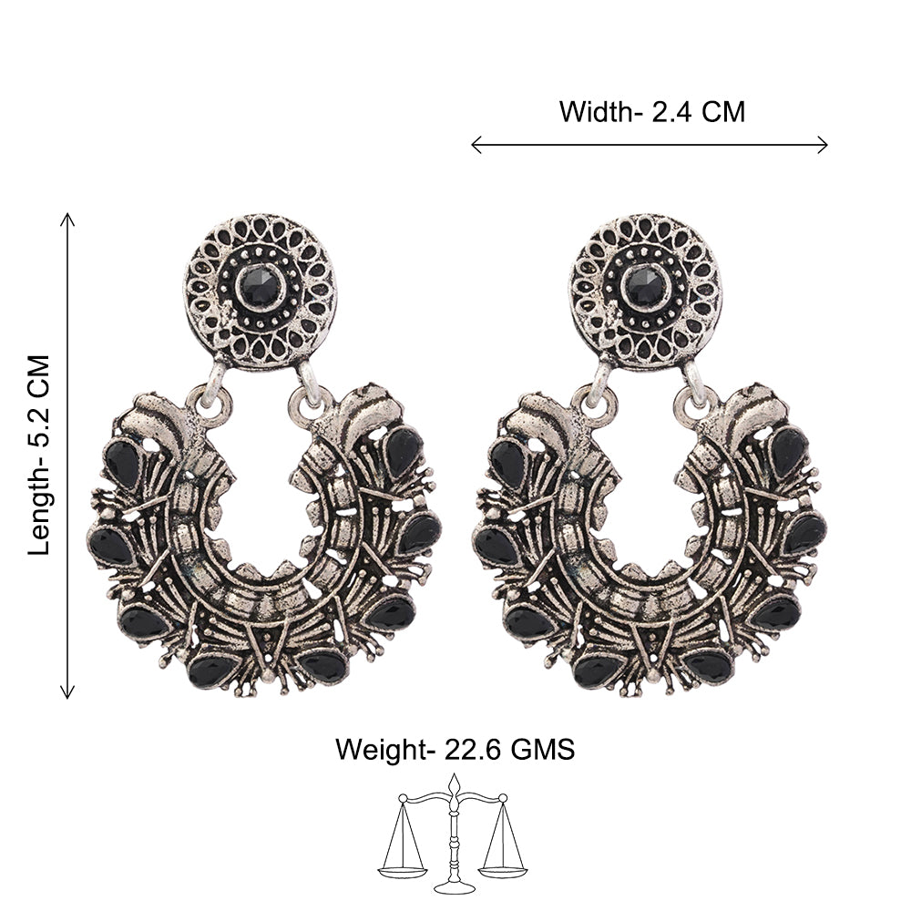 Dangling Delight Dangler Earrings (Black)