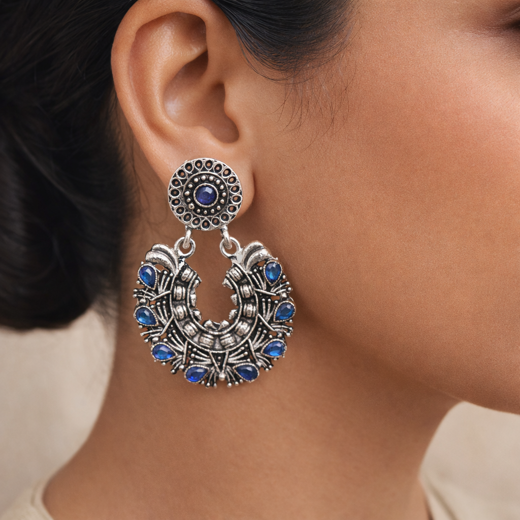 Dangling Delight Dangler Earrings (Blue)