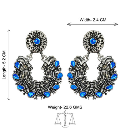 Dangling Delight Dangler Earrings (Blue)