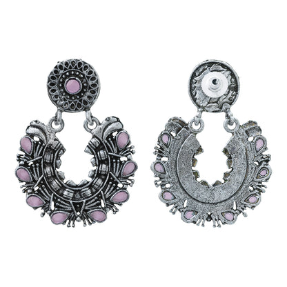 Dangling Delight Dangler Earrings (Baby Pink)