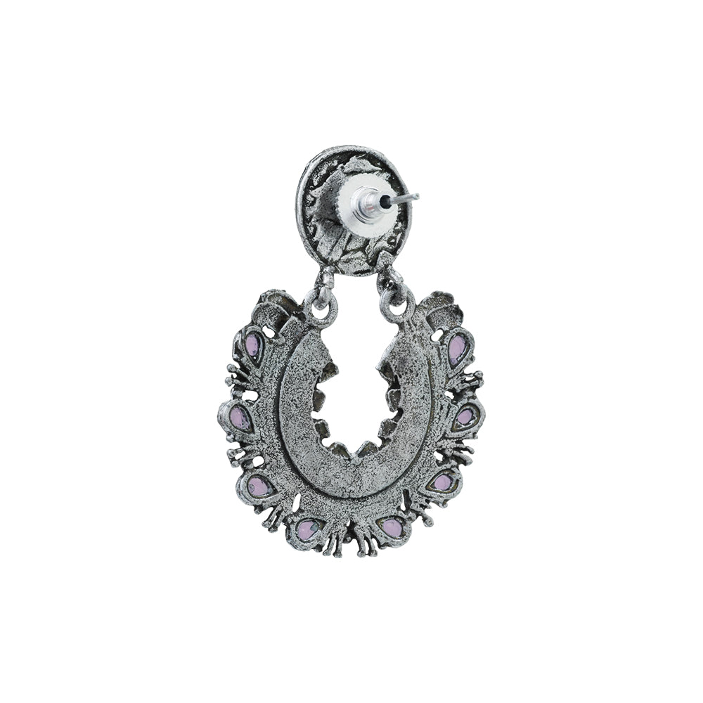 Dangling Delight Dangler Earrings (Baby Pink)