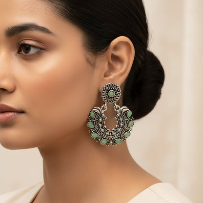 Dangling Delight Dangler Earrings (Pista)