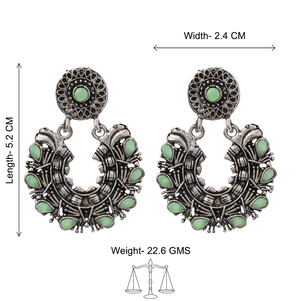 Dangling Delight Dangler Earrings (Pista)