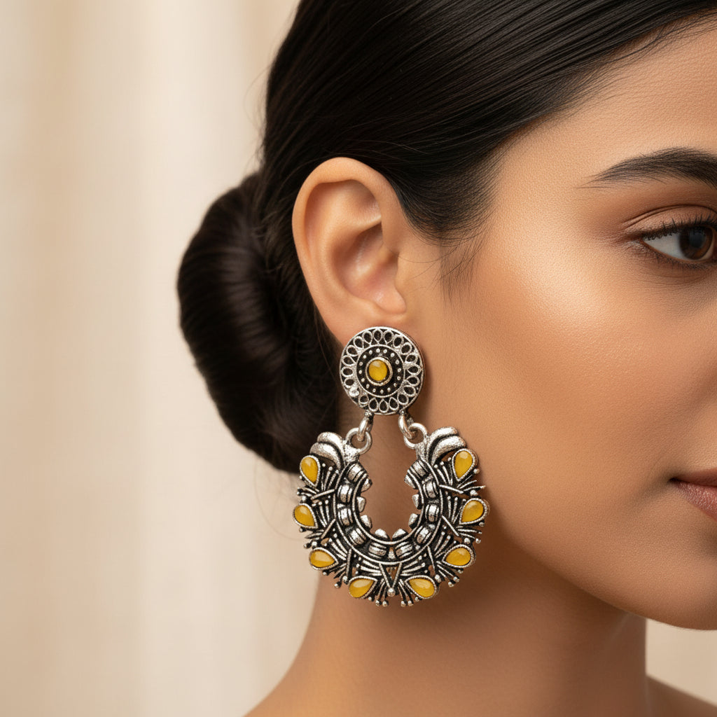 Dangling Delight Dangler Earrings (Yellow)