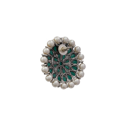 Desi Diva stud earring (Green)