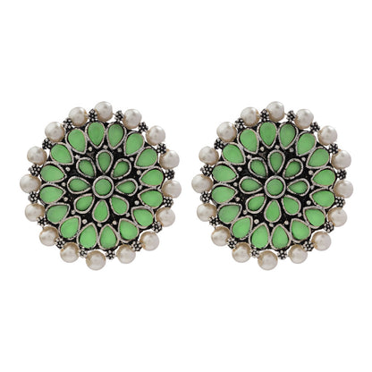 Desi Diva stud earring (Pista)