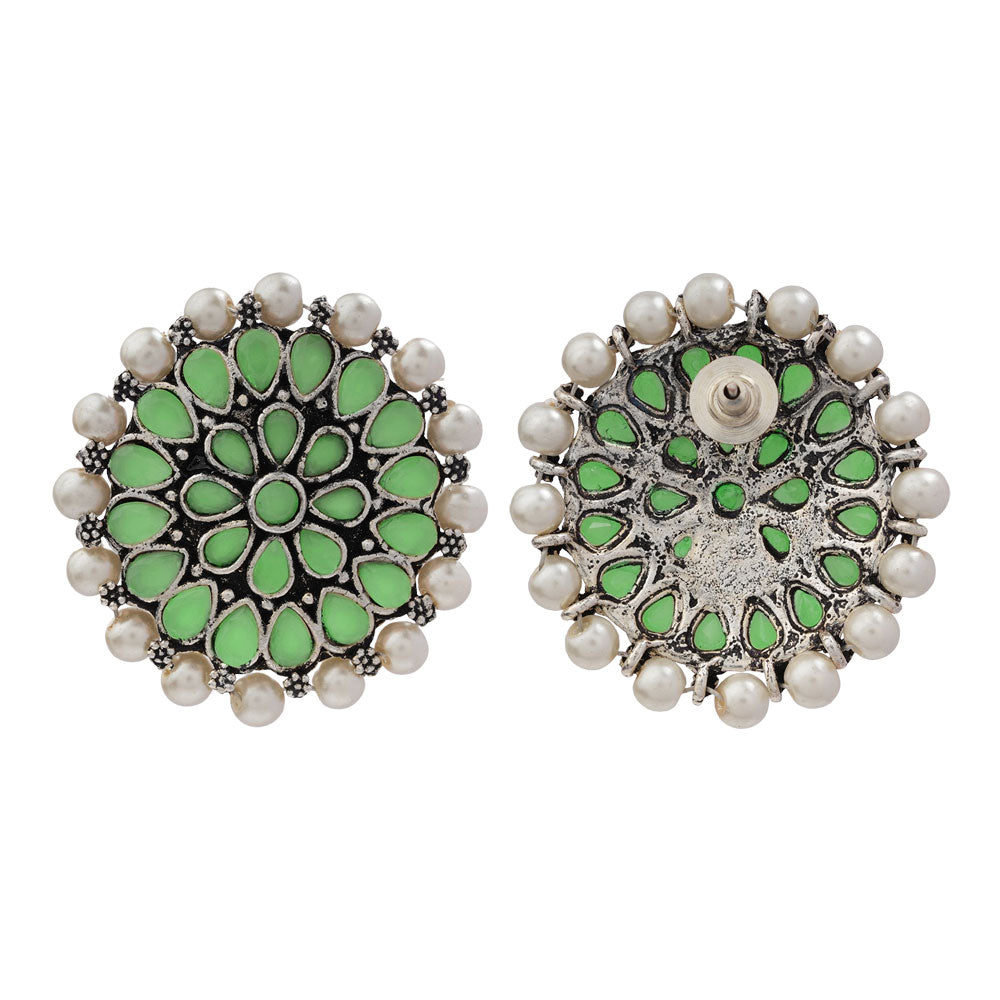 Desi Diva stud earring (Pista)