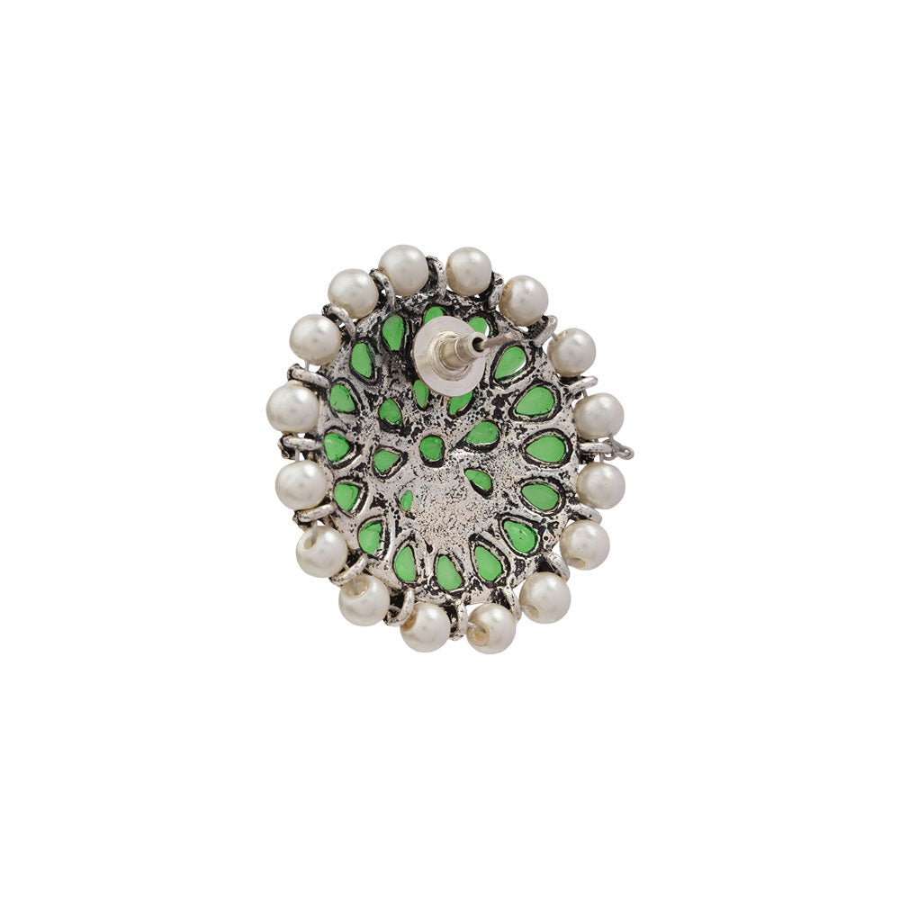 Desi Diva stud earring (Pista)