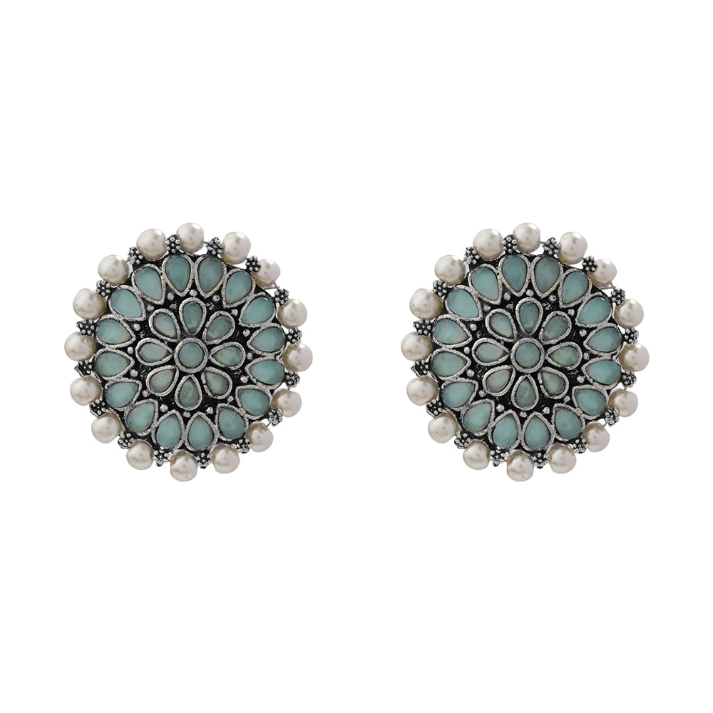 Desi Diva stud earring (Mint)