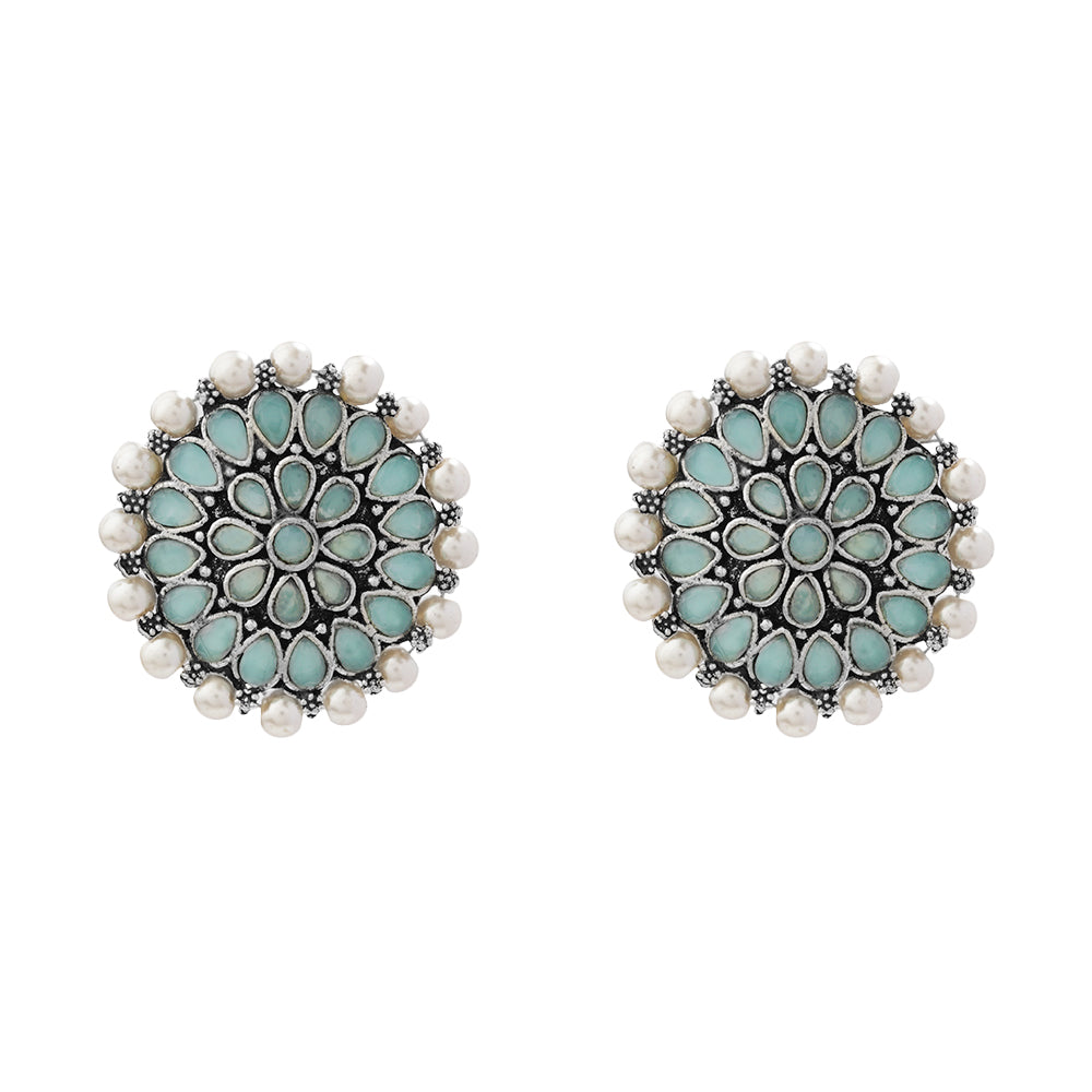 Desi Diva stud earring (Mint)