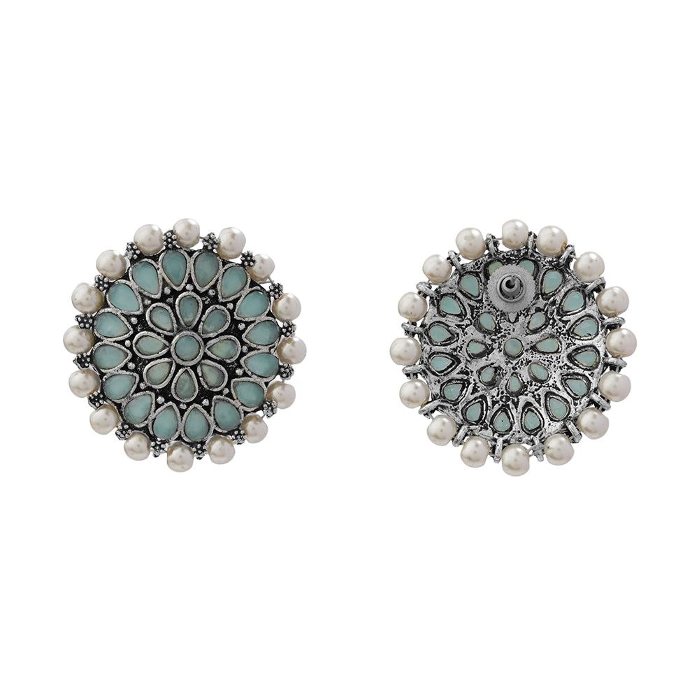 Desi Diva stud earring (Mint)