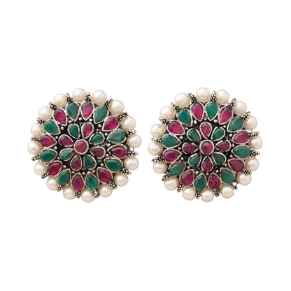 Desi Diva stud earring (Multicolored)