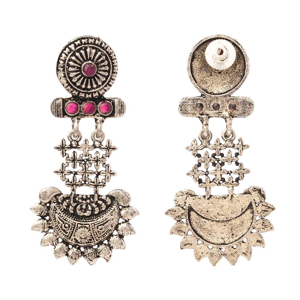 Enchanted Swing dangler earring (Red)