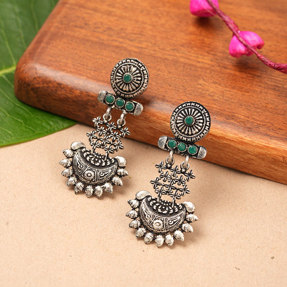 Enchanted Swing dangler earring (Green)
