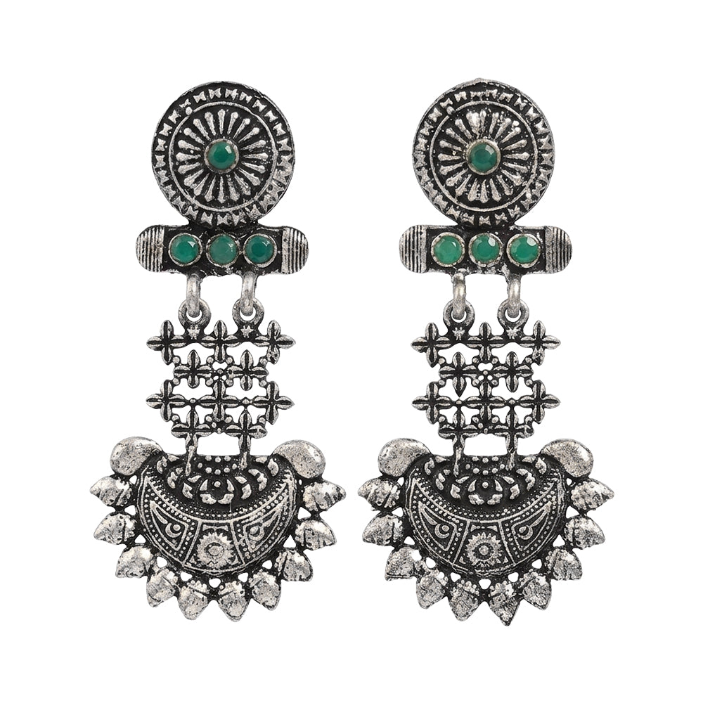 Enchanted Swing dangler earring (Green)