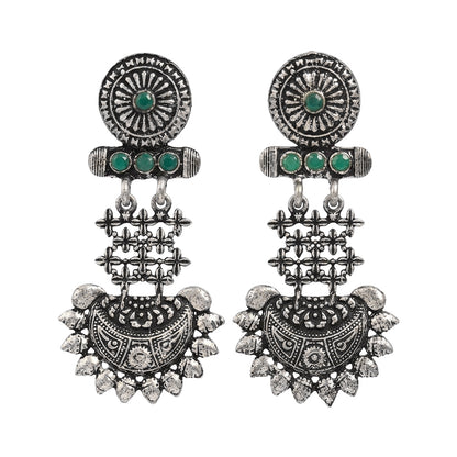 Enchanted Swing dangler earring (Green)