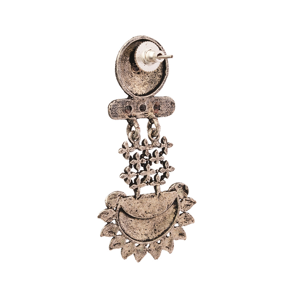 Enchanted Swing dangler earring (Black)