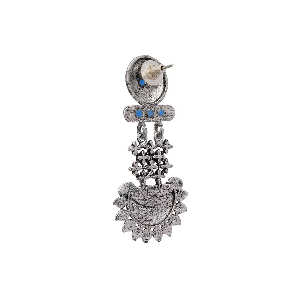 Enchanted Swing dangler earring (Blue)