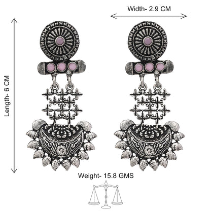 Enchanted Swing dangler earring (Baby Pink)