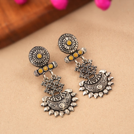 Enchanted Swing dangler earring (Yellow)