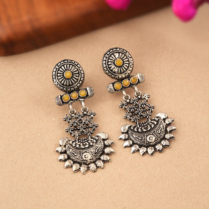 Enchanted Swing dangler earring (Yellow)