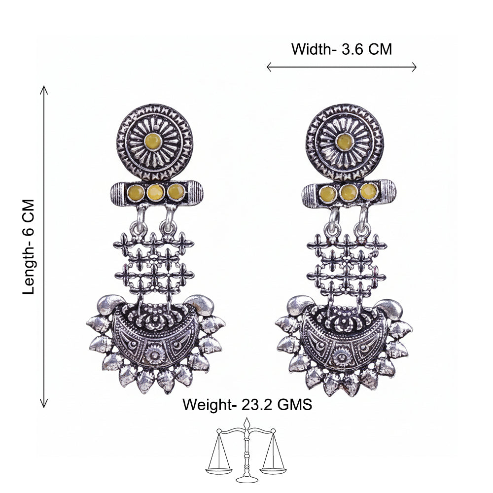 Enchanted Swing dangler earring (Yellow)