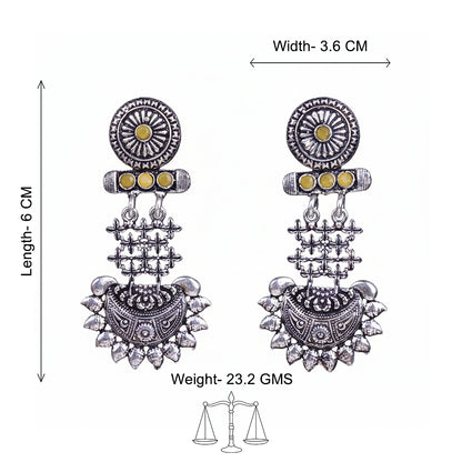 Enchanted Swing dangler earring (Yellow)