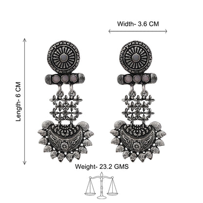 Enchanted Swing dangler earring (Grey)