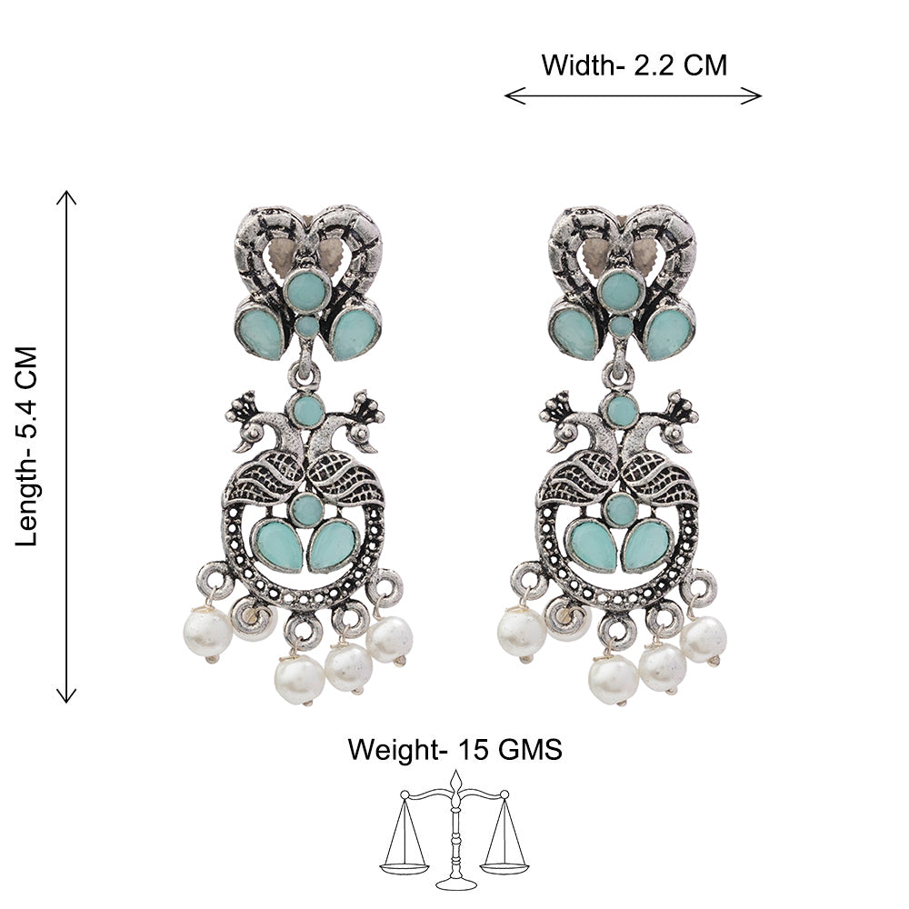 Neelkanth Dangler earrings (Mint)