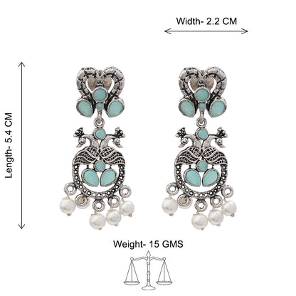 Neelkanth Dangler earrings (Mint)