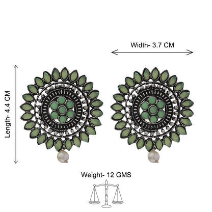 Traditional twish stud earring (Pista)