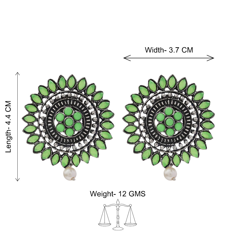 Traditional twish stud earring (Pista)