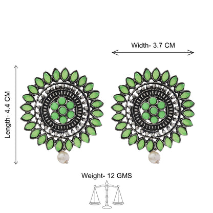 Traditional twish stud earring (Pista)